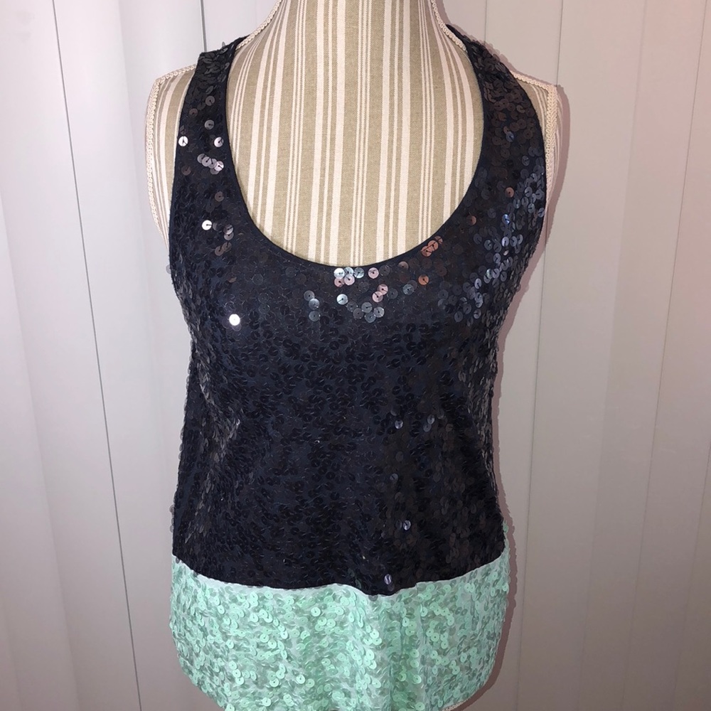 J crew sequin top